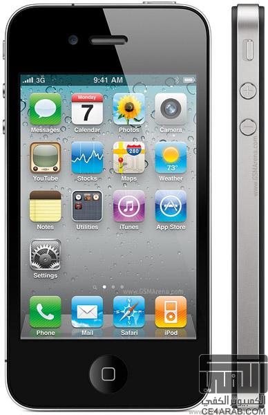 iPhone 4 مقفل الشبكة ٣٢ جيجا وارد من أمريكا على السوم