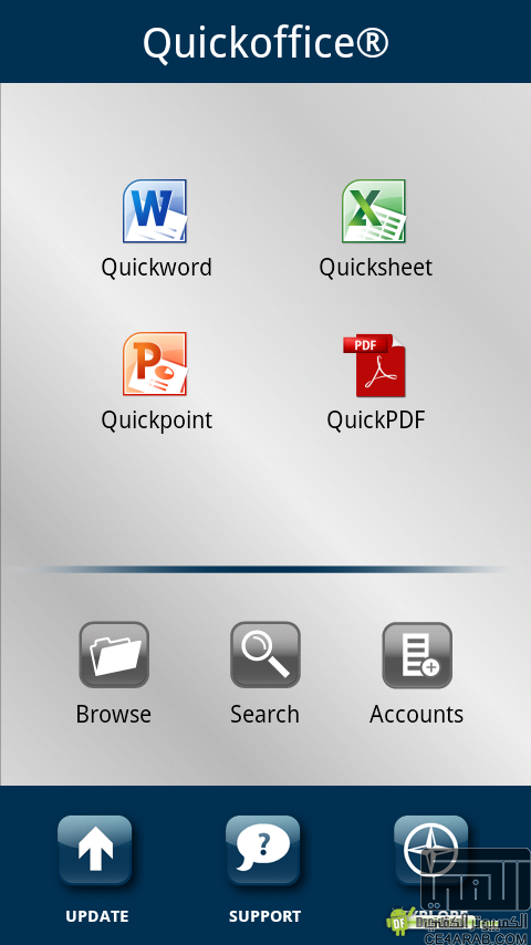 برنامج QuickOffice Mobile Suite v3.3.102  بحلته الجديدة.