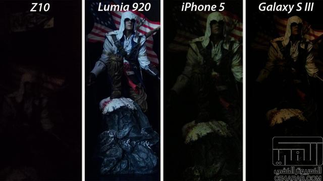 مقارنة تصوير بين:z10 و lumia920 و iphone5 و galaxy s3