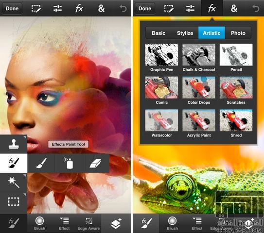 أدوبي تطلق تطبيق Photoshop Touch للأيفون