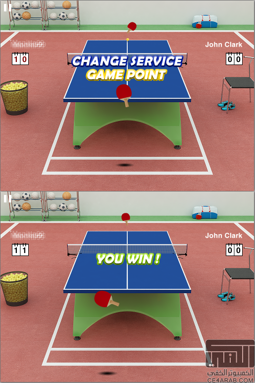 تحميل اللعبة الرائعة  Virtual Table Tennis 3 HD مجاااانا ..