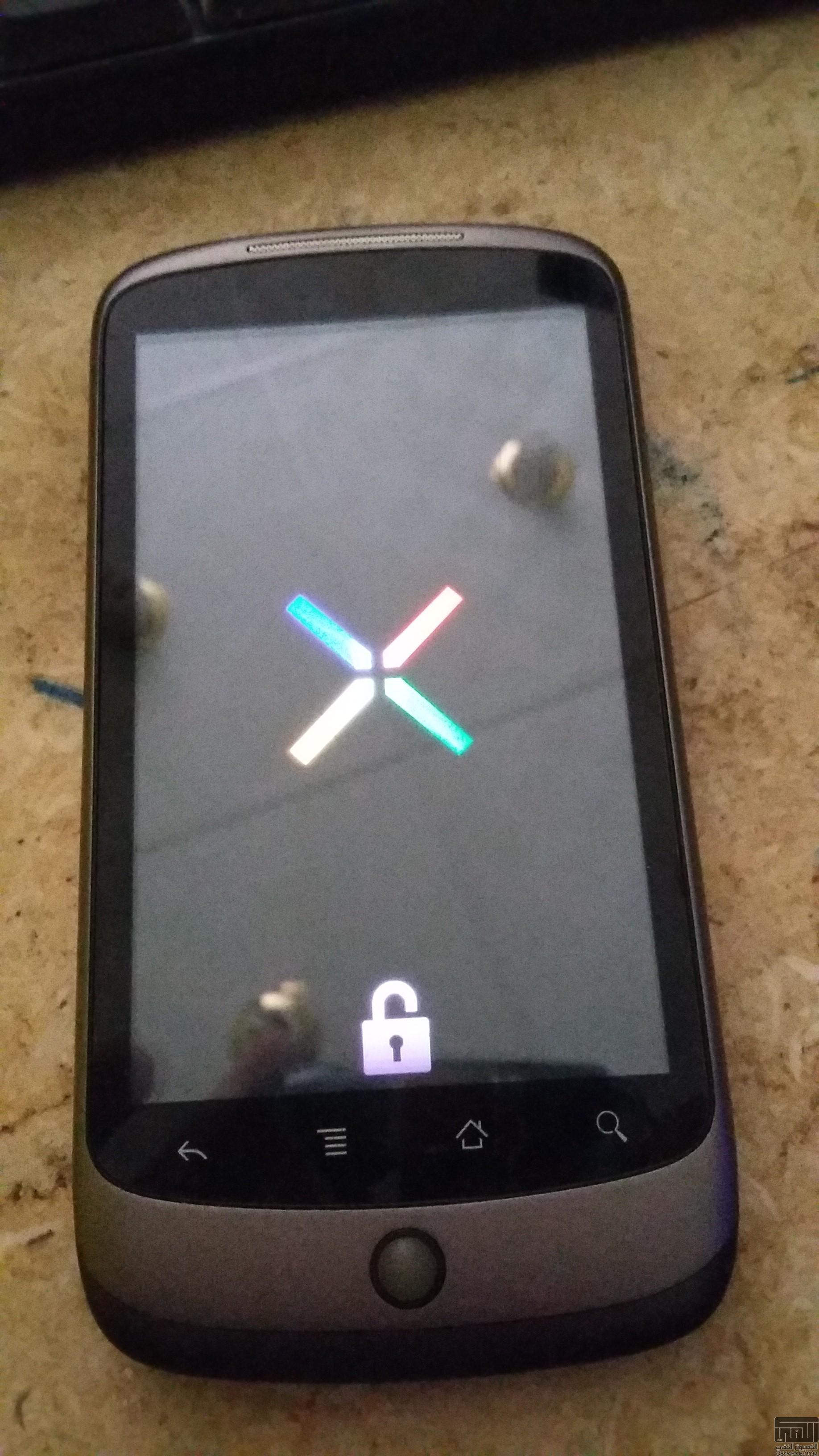 هاتف Htc Nexus One واقف ع الاقلاع