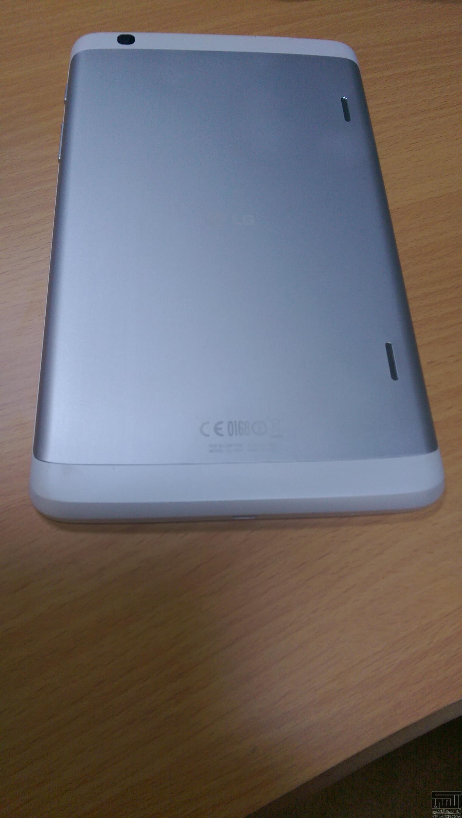 للبيع تاب lg g pad 8.3 لون أبيض استعمال خفيف جدااااا