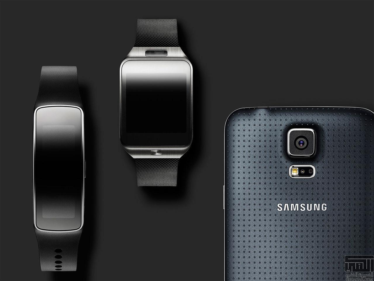 شركة سامسونج تطلق أول إعلاناتها لل Galaxy S5 و  Gear2