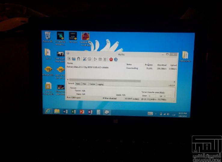 ( جديد) تابلت بنظام ويندوز Microsoft Surface RT 32g +كيبورد تتش
