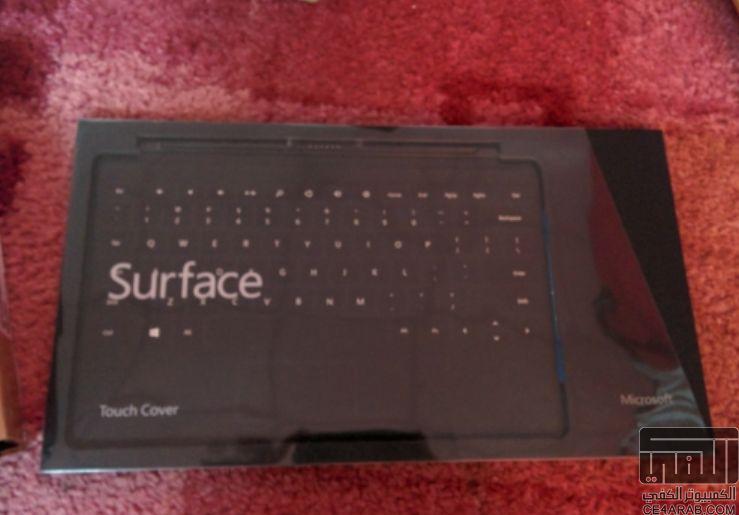 ( جديد) تابلت بنظام ويندوز Microsoft Surface RT 32g +كيبورد تتش