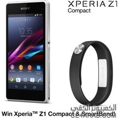 إربح هاتف Sony Xperia Z1 compact و smartband مع سوني