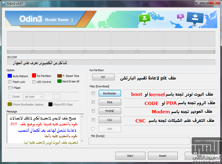 شرح تركيب الرومات الرسمية بواسطة الأودن