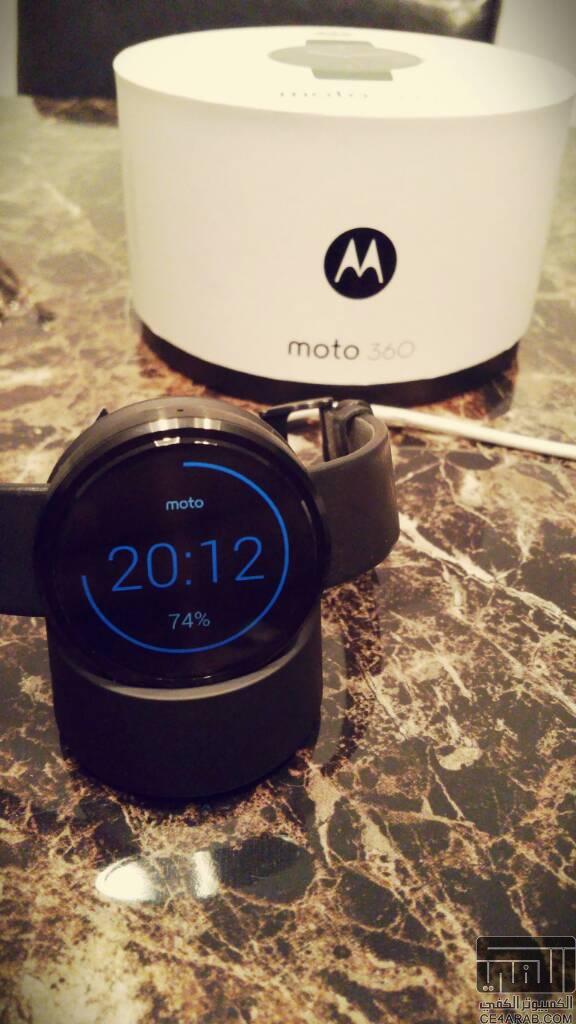 فتح صندوق و مراجعة ساعة Moto 360