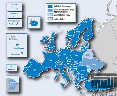 خريطة اوروبا ( 2013 ) لأجهزة Garmin !!!