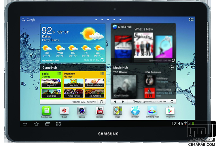 سامسونج جالكسي تاب 2 أصبح متوفر في أمزون وبسعر ممتاز Galaxy Tab 2