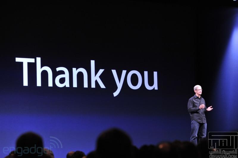 النقل الحي لمؤتمر Apple WWDC 2012