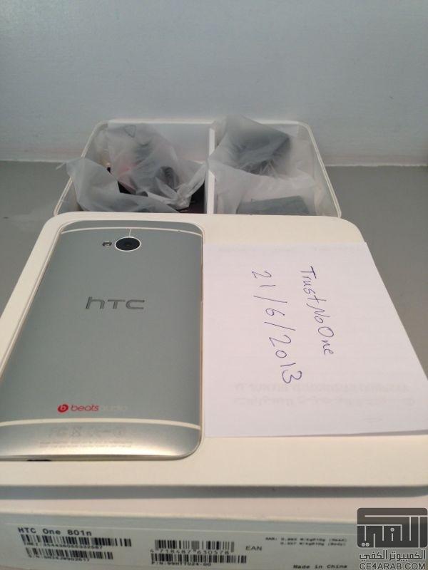 HTC One 4G فضي ب 2250 ريال - الشرقية
