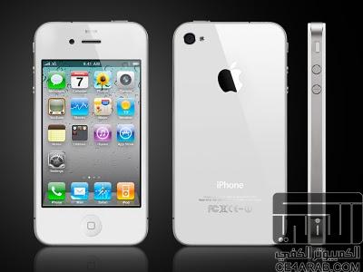iPhone4 أبيض و أسود 32GB للبيع في المدينة المنورة بسعر مغري