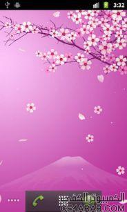 خلفيات وردية حية جميلة جدا للاندرويدSakura Pro Live Wallpaper v1