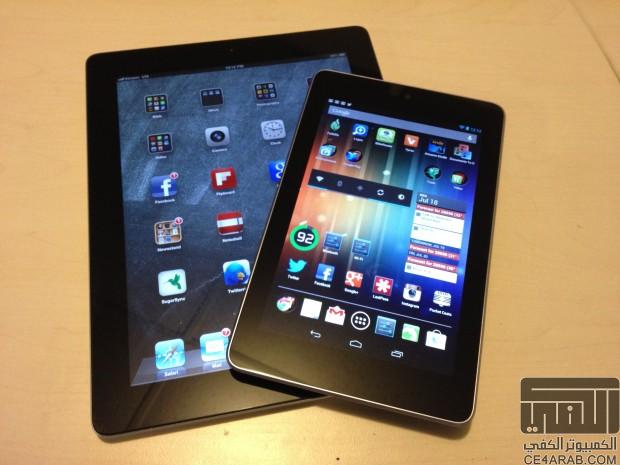 فيديو : اختبار السقوط  Nexus 7 vs  iPad