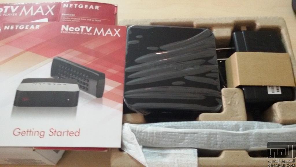 (للبيع)(مستعمل) جهاز نتقير تي في ماكس NetGear NeoTV Max