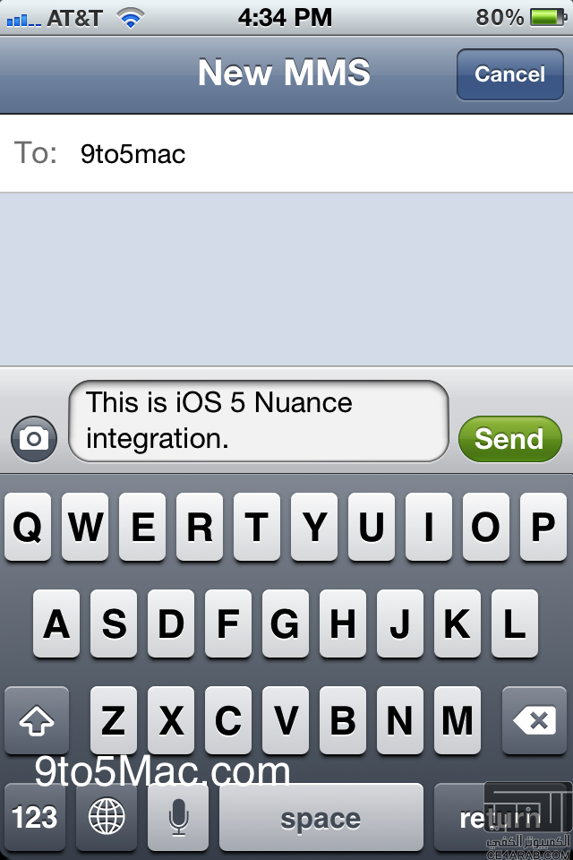 التعرف على الصوت بتطوير Nuance تُكشف في iOS 5