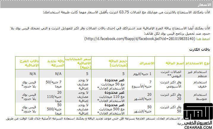 كل ما تريد معرفته عن باقات الموبايل انترنت فى مصر