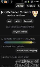 افضل برنامج للبطارية الاسطورة JuiceDefender Ultimate 3.8.8 للاندر