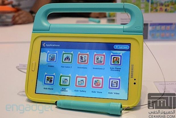 نظرة على جهاز الاطفال التعليمي Galaxy Tab 3 Kids.