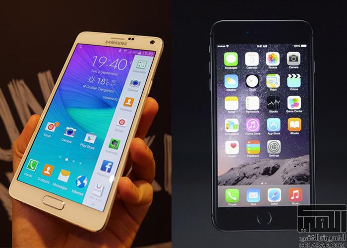 مقارنـة : iPhone 6 Plus vs Galaxy Note 4