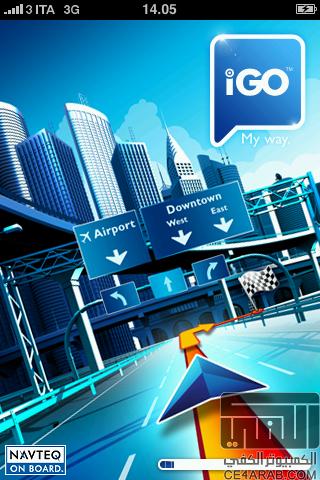 iGo My Way أصدار 1.3.1 مع خرائط الخليج العربي والأردن !!!