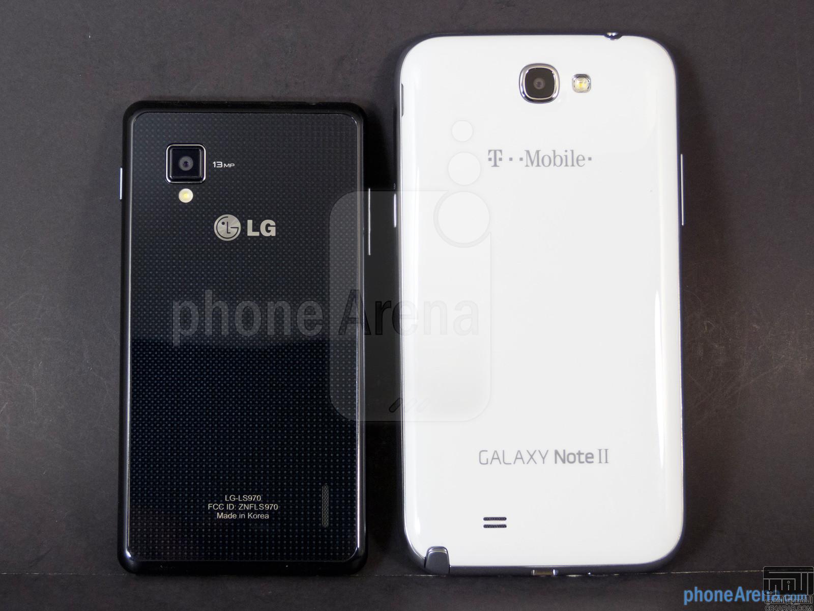 مقارنـة : LG Optimus G vs Galaxy Note II