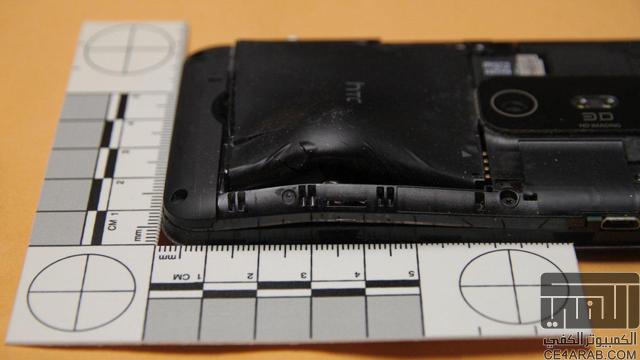 جهاز HTC EVO 3D يتلقى رصاصة و ينقذ حياة صاحبه