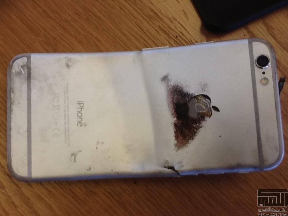 انفجار جهاز iPHONE 6 داخل جيب أحد المستخدمين!!