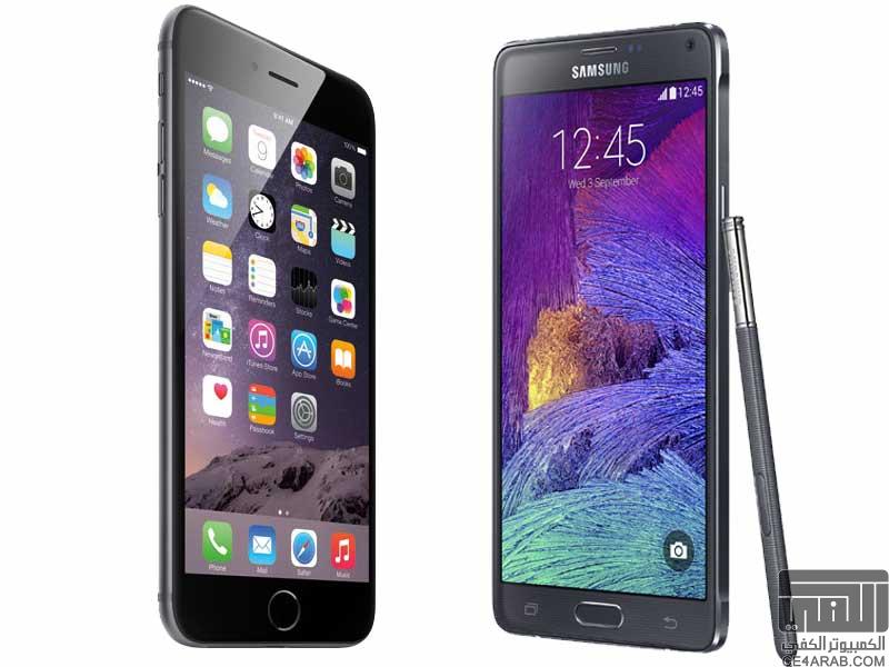 اختبار سرعة بين هاتفي Galaxy note 4 و iPhone 6 plus، تعرف على الفائز