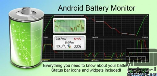 Battery Monitor Widget Pro v1.9.9 كل ما يخص البطارية ومعدلات الاستهلاك