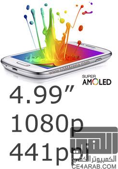 سامسونج تعمل على شاشة Super AMOLED عالية الوضوح 1080 وبحجم 5 انش