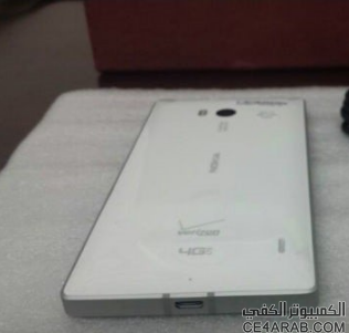 تسرب صورة جديدة لهاتف Nokia Lumia 929 باللون الأبيض.