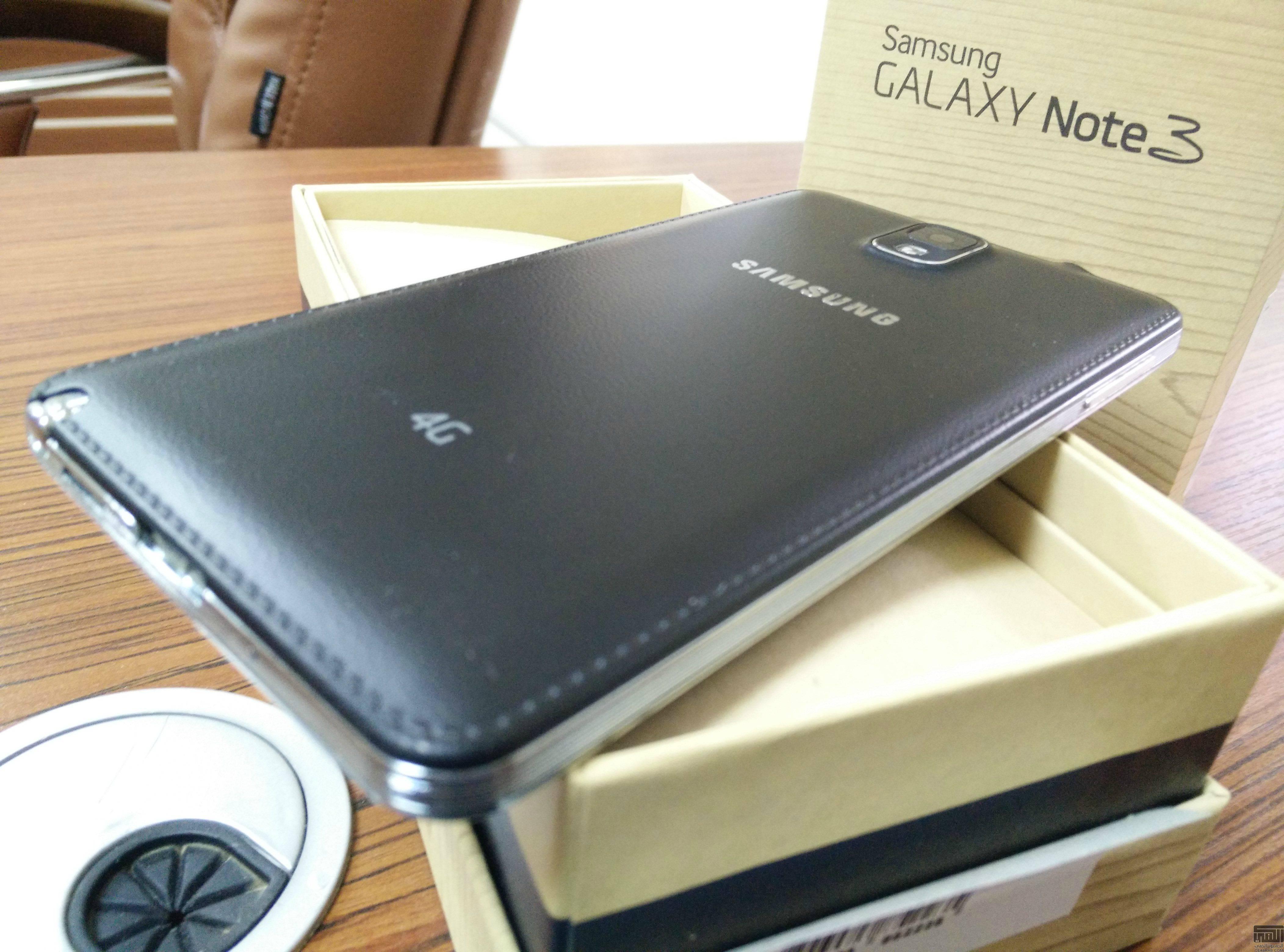 جالكسي نوت 3 أسود نظيف - Samsung Galaxy note3 - 32G - 4G