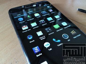 تطوير غير الرسمي Samsung Galaxy Note للICS بدأ