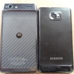 Motorola RAZR ضد Samsung Galaxy S 2