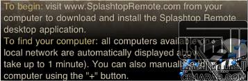شرح بالصور طريقة التحكمSplashtop Touchpad  في الحاسوب من الايفون عن بعد