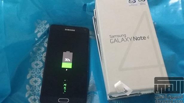 جالكسي نوت 4 للبيع مستخدم بدون ضمان ب 2100 ريال Samsung Galaxy Note 4