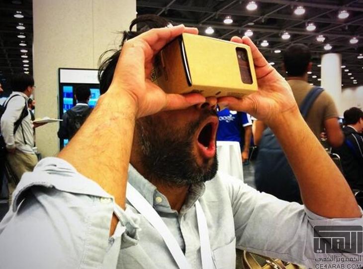 نظارات الواقع الافتراضي  CardBoard vr المصممة من قبل GOOGLE