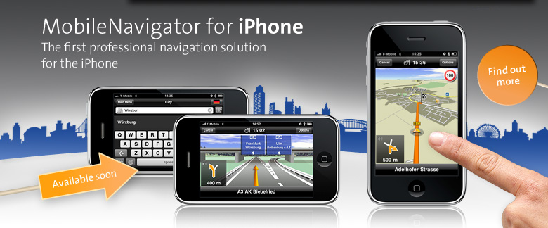 واخيراً العملاق Navigon Navigation على الايفون الاصدار الجديد 3