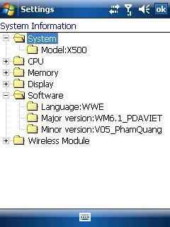 WM6.1 V05 BY PHAMQUANG For X500