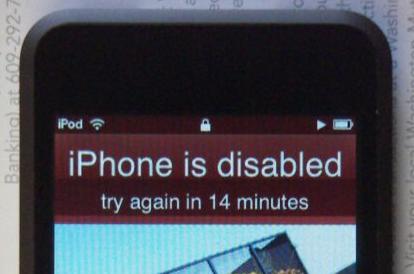 iPhone Disabled !