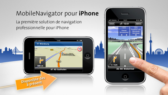 GPS Navigon FR Iphone OS 3.0
