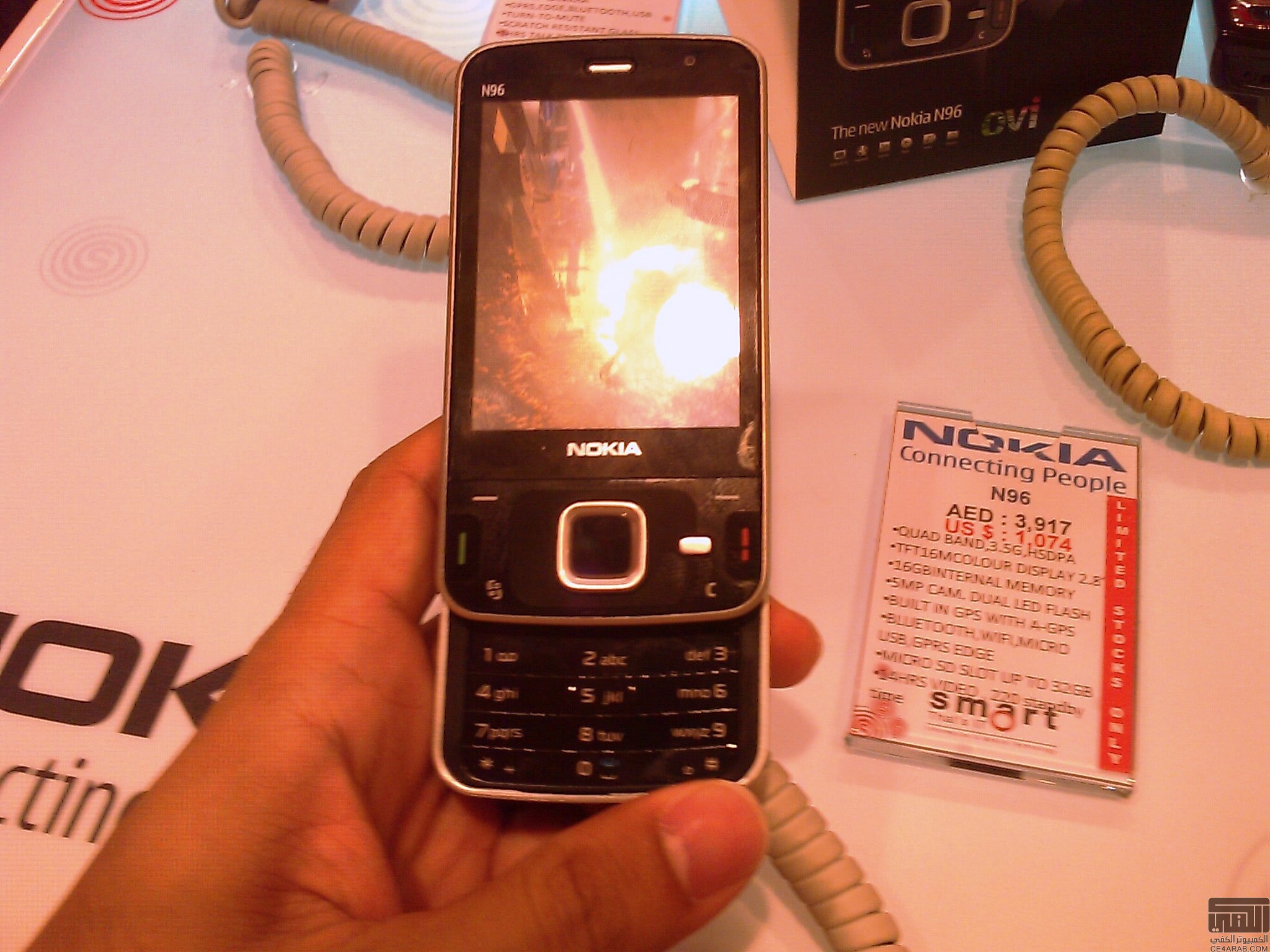 جهاز نوكيا N96 متوفر الان في دبي بسعر....