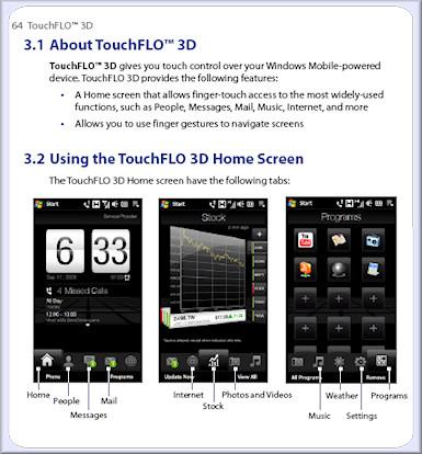 تقرير 1 : جهاز HTC Touch HD و إجابة عن عدد من الأسئلة المهمة