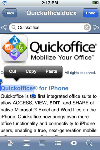Quickoffice Mobile Office Suite برنامج الاوفيس الرهيب بأخر اصدار وأقوى الميزات