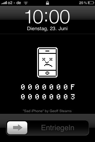 sad iphone" by geoff stearns "
