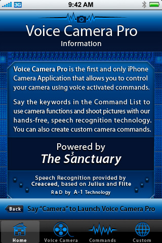 Voice Camera Pro لأول مرة تحكم بالكاميرة بصوتك برنامج اليوم 28-1 !!!