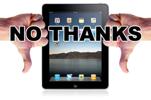 ثمانية أمور تجعلني أقول “لا شكرا لا أريد iPad”